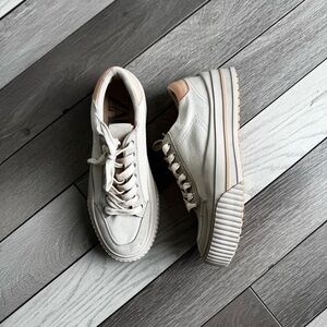 Zara Chunky Women’s Stylish Cream Sneakers | Size: 9 | Good Condition